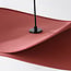 Linha 1-light pendant light - red linen