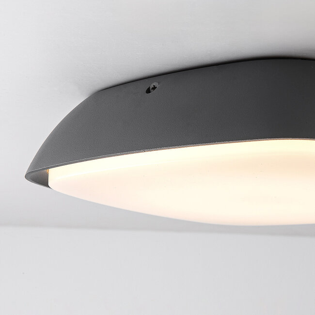 Bathroom ceiling light Bodi with LED - dark grey