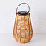 Solar table lamp Suya in rattan