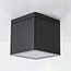Modern outdoor ceiling spotlight Nello - Black