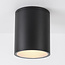 Outdoor ceiling spotlights Vanna round - Black