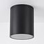 Outdoor ceiling spotlight Vanna round - black