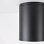 Outdoor ceiling spotlight Vanna round - black