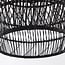 pendant light Hinra in rattan - black