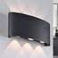 Designer bathroom wall lamp Sena in anthracite