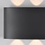 Designer bathroom wall lamp Sena in anthracite