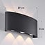 Designer bathroom wall lamp Sena in anthracite