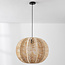 Pagna rattan pendant lamp – hand-woven with a natural design