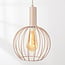 3-light pendant light Nudee - beige metal shades