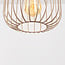 3-light pendant light Nudee - beige metal shades