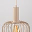 3-light pendant light Nudee - beige metal shades