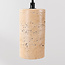 Pendant light Velin with five spotlights in warm travertine look