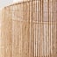 Boho pendant light Nyra - beige textile with braided cord