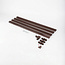 Starter set 3 metres for 1-phase track lighting, brown