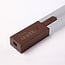 Connection block for 1-phase track lighting, brown