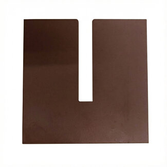 Cover plate for single-phase Track lighting system - brown