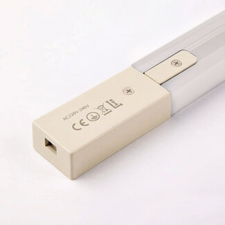 Connection block for single-phase Track lighting - beige