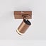Ceiling spotlight Dotto - warm earthy tone, adjustable
