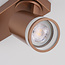 Modern Dotto ceiling spotlight in warm earth tone, 2-light - adjustable