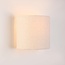 Tova Wall Light with off-white linen shade