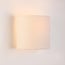 Wall lamp Tova with off-white linen shade