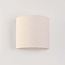 Tova wall lamp with off-white linen shade
