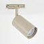 Modern 3-metre single-phase track lighting system with Jill spotlights - beige