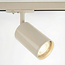 Modern 1.5 metre single-phase track lighting system with Jill spotlights - beige