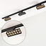 Black 1-phase track lighting system, 1.5 metres long, with Varo spotlights 4000K