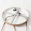 Boho pendant light Yra - taupe and dark brown cotton rope