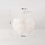 Elegant Roselle ceiling lamp with white feathers