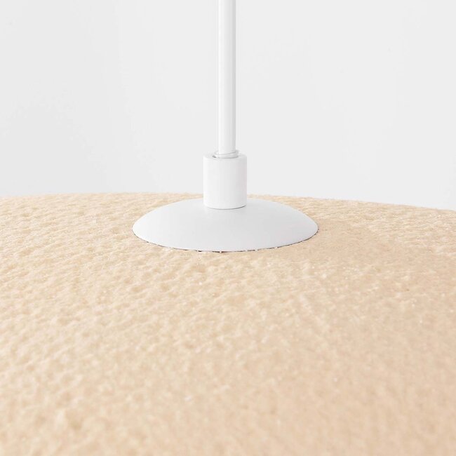 1-light Wabi-Sabi pendant lamp Ishi - sand beige