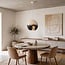 Wabi Sabi pendant light Crate - sand beige and black