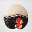 Wabi Sabi pendant light Crate - sand beige and black