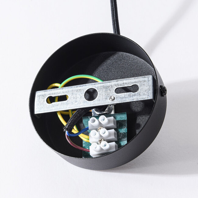 Centre feed for single-phase track lighting system – Black or White