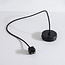 Power supply for single-phase track lighting system with ceiling cap – black (round or square)