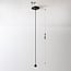 Power feed with ceiling plate for 1-phase track, black (round or square)