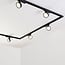 1-phase track system set of 3 metres with Colle spotlights, black 3000K