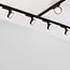 1-phase track system set of 3 metres with Colle spotlights, black 3000K