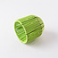 Green Festoon lighting cable shade in rattan look