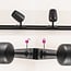 1-phase track system set of 1.5 metres with Kimi spotlights, black