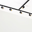 Modern 3-metre single-phase track lighting system with Kimi spotlights - ceiling lights