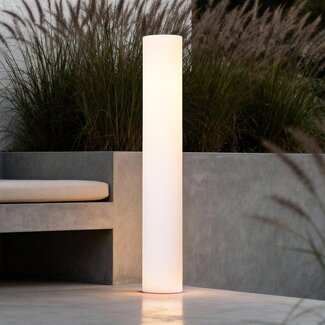Solar floor lamp Veris with adjustable colours - 100 cm