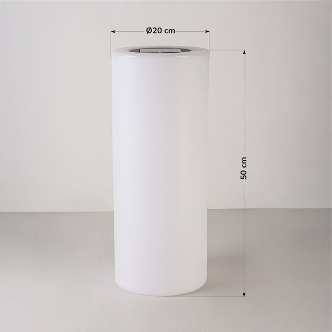 Solar Floor Lamp Veris with adjustable colours - 50 cm