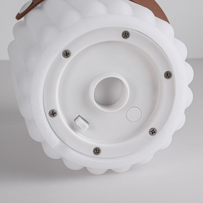 Portable solar table lamp Claro with RGB and warm white light