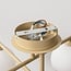 4-light adjustable ceiling light Nymo - beige with opal white glass