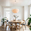 Floka Pendant Light with Soft White Feathers