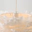 pendant light Floka with soft white feathers