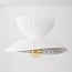 pendant light Kaze with double silk shade - white