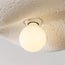 Wabi Sabi ceiling light Kawa with white stone effect - 41 cm